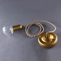 Moderne moderne vintage mini stil guld metal pendel lys