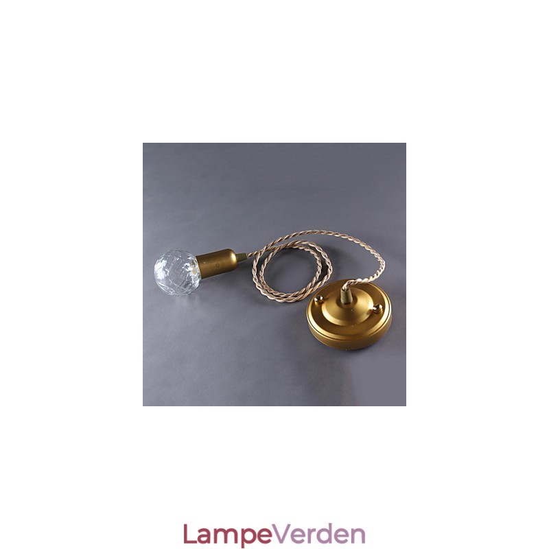 Moderne moderne vintage mini stil guld metal pendel lys