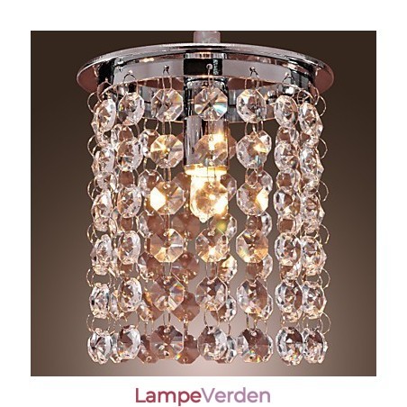 Moderne moderne krystal mini stil galvaniseret pendellampe Moderne moderne krystal mini stil galvaniseret pendellampe