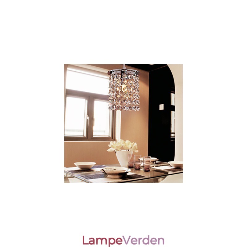 Moderne moderne krystal mini stil galvaniseret pendellampe