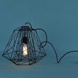 Vintage retro maleri metal pendel lys garage