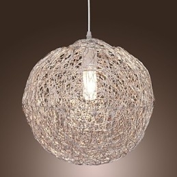 Moderne moderne globe mini stil krom pendel