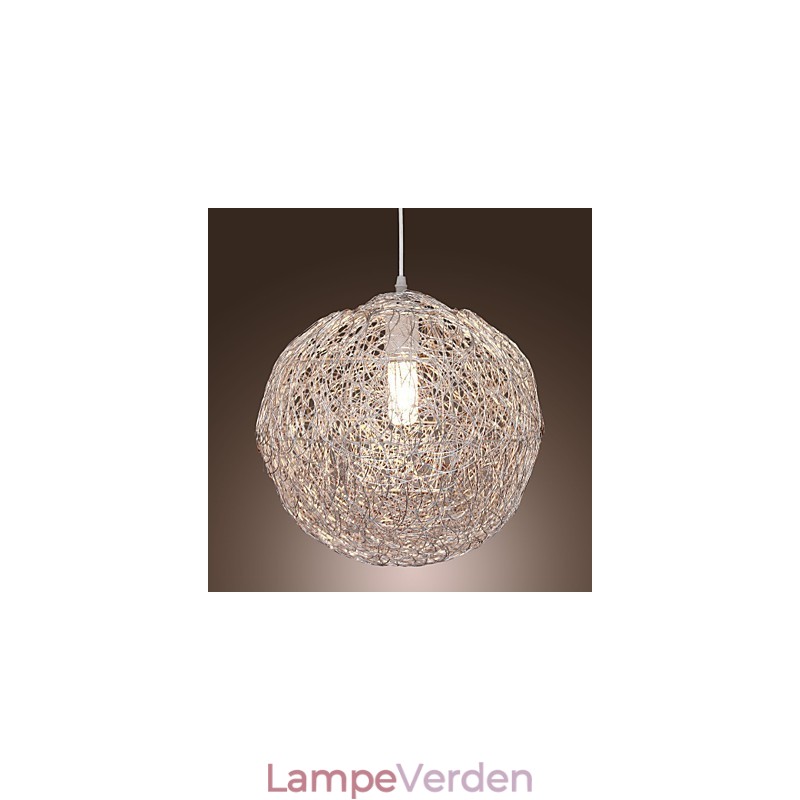 Moderne moderne globe mini stil krom pendel