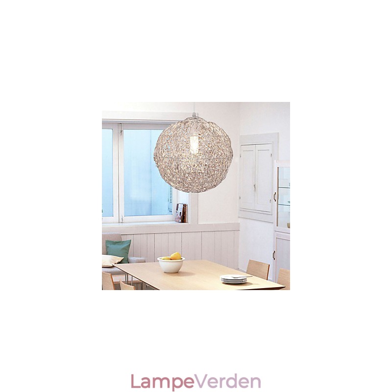 Moderne moderne globe mini stil krom pendel