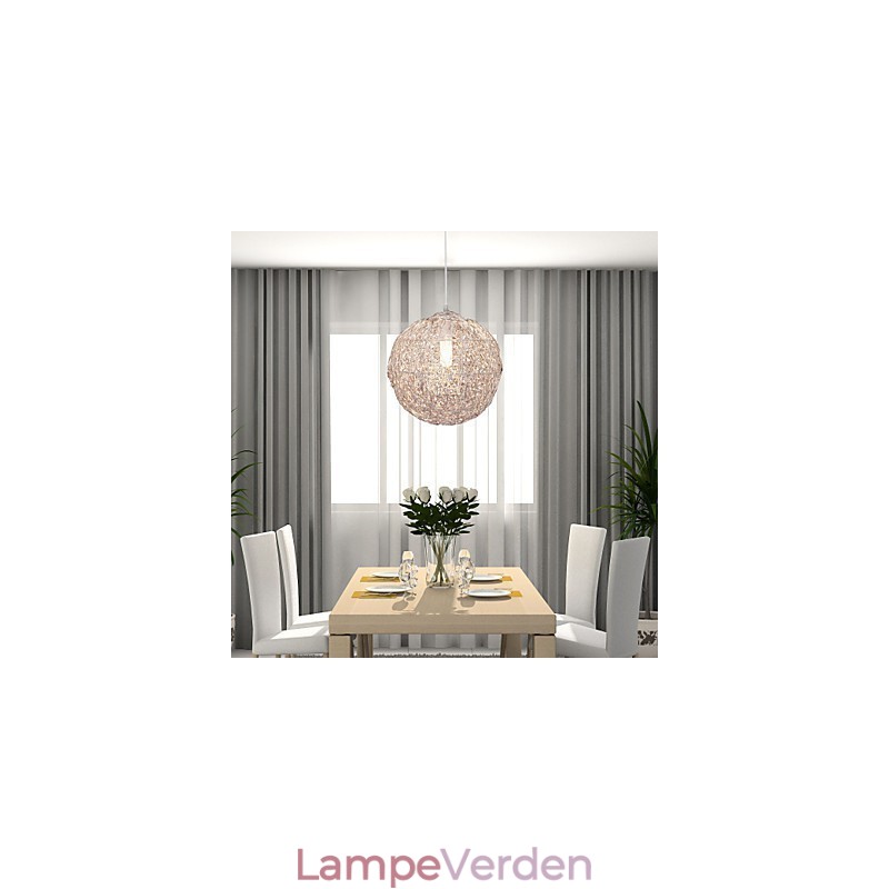 Moderne moderne globe mini stil krom pendel