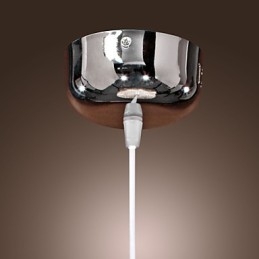 Moderne moderne globe mini stil krom pendel