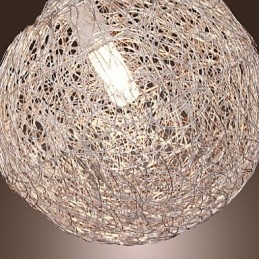 Moderne moderne globe mini stil krom pendel