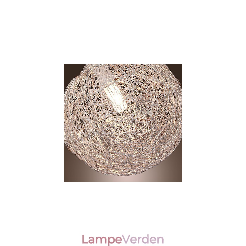 Moderne moderne globe mini stil krom pendel