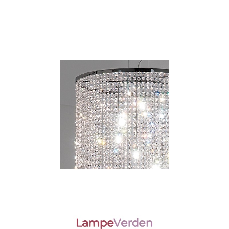 Moderne moderne Crystal Metal Pendel Light