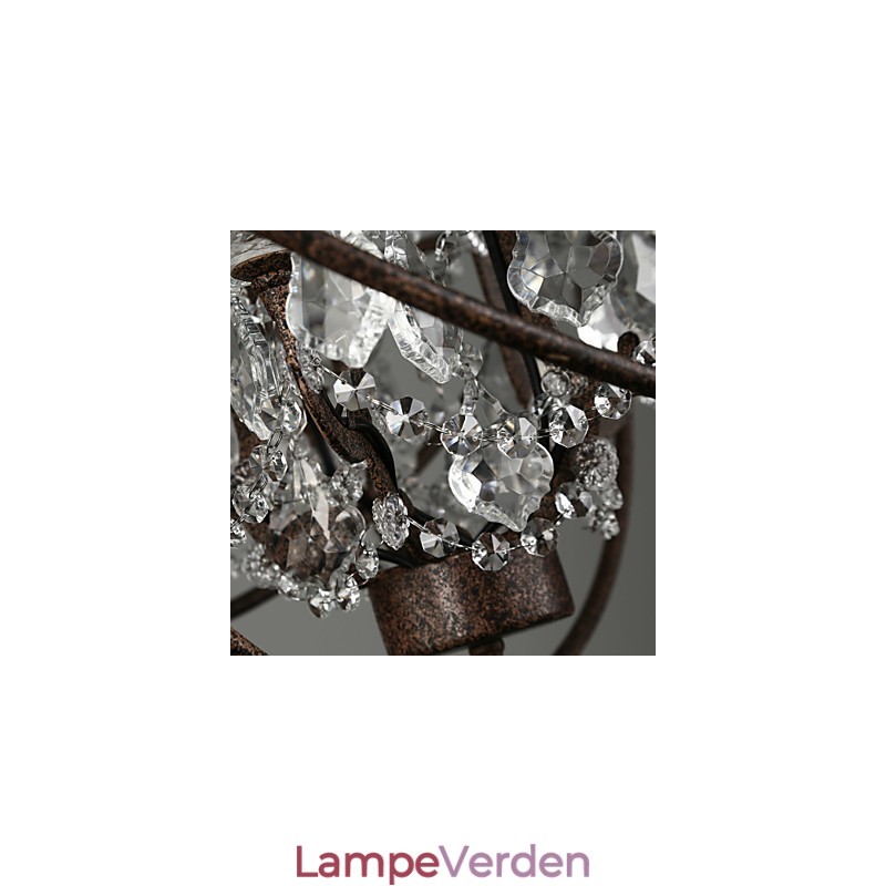 Lysekrone Krystal Traditionel Klassisk Metal
