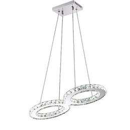 Crystal Ceiling Pendel Light Lysekrone Belysningsarmaturer