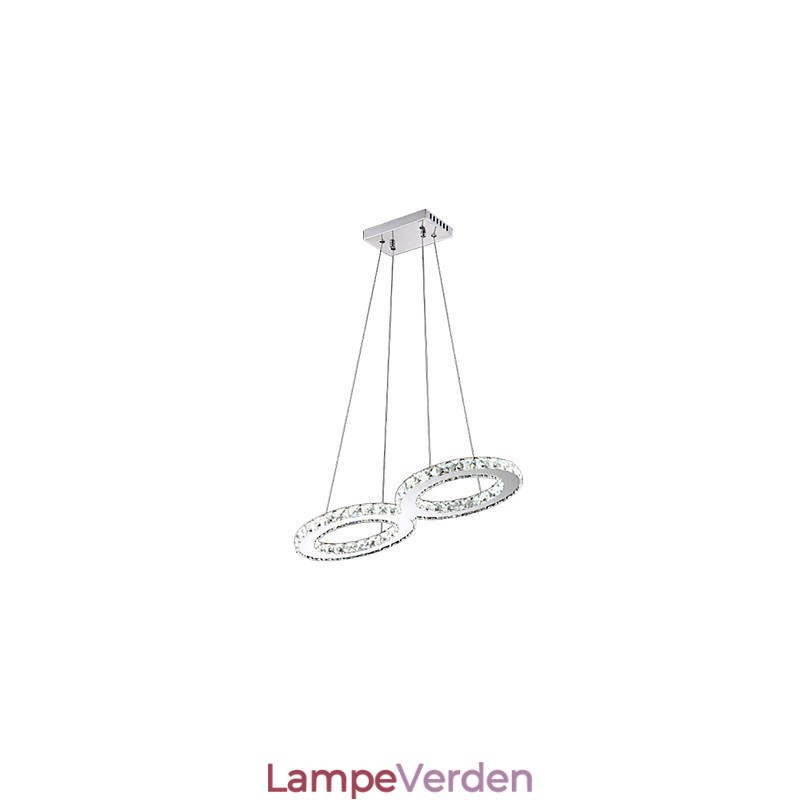 Crystal Ceiling Pendel Light Lysekrone Belysningsarmaturer