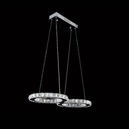 Crystal Ceiling Pendel Light Lysekrone Belysningsarmaturer