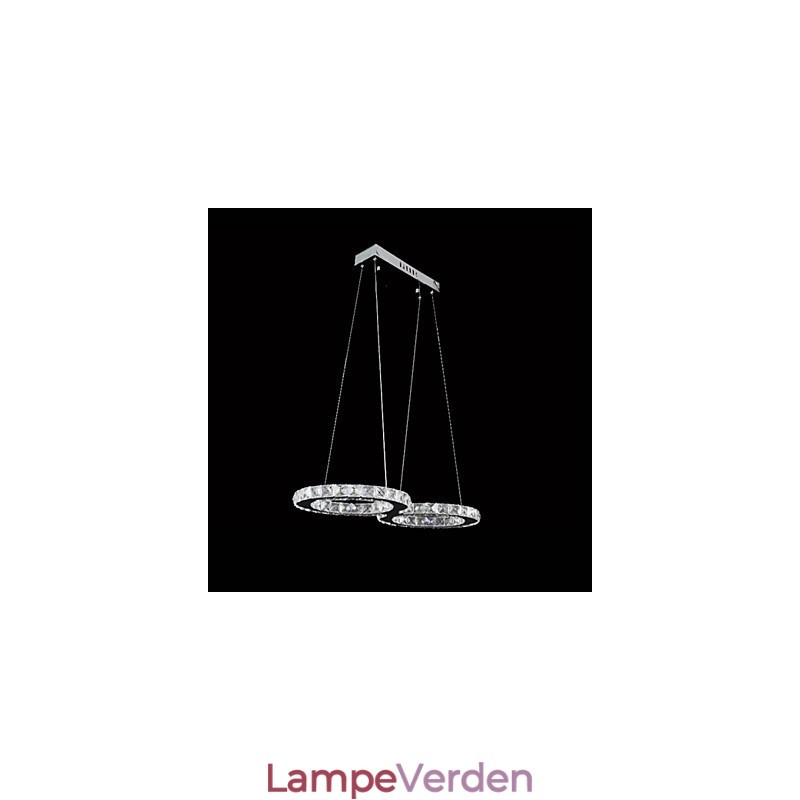 Crystal Ceiling Pendel Light Lysekrone Belysningsarmaturer