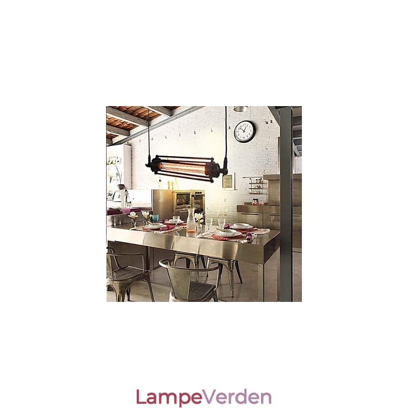 Loft Retro Lysekrone Pendel Light Classic Vintage Lampe Country Metal Light