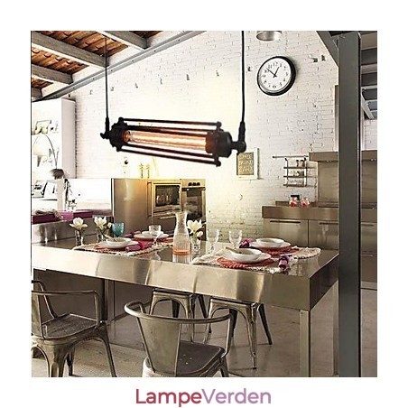 Loft Retro Lysekrone Pendel Light Classic Vintage Lampe Country Metal Light Loft Retro Lysekrone Pendel Light Classic Vintage Lampe Country Metal Light