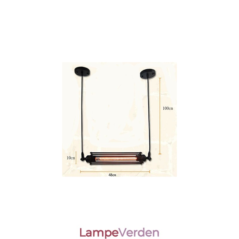 Loft Retro Lysekrone Pendel Light Classic Vintage Lampe Country Metal Light
