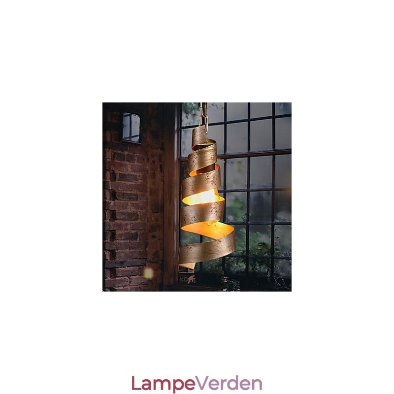 Retro jernlampe Moderne, minimalistisk industriel lysekrone