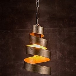 Retro jernlampe Moderne, minimalistisk industriel lysekrone