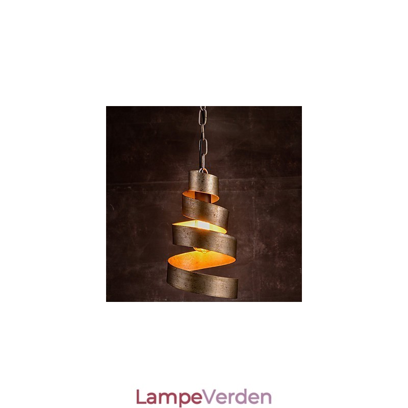 Retro jernlampe Moderne, minimalistisk industriel lysekrone