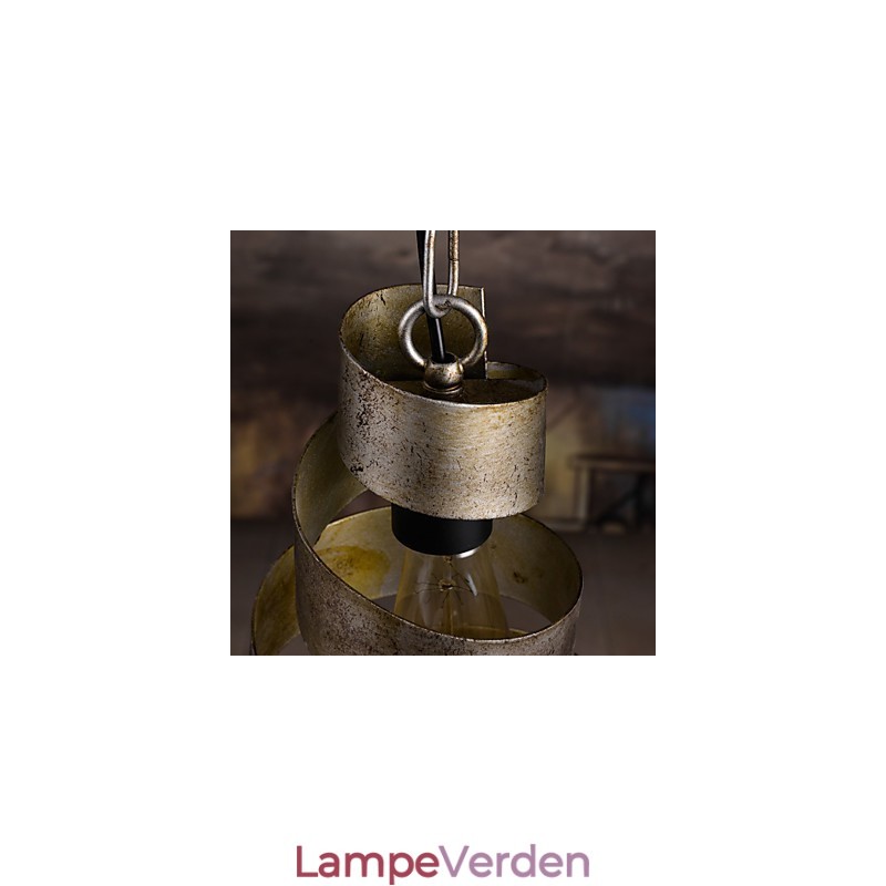 Retro jernlampe Moderne, minimalistisk industriel lysekrone