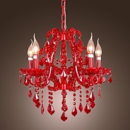 Moderne moderne krystal krom metal lysekrone