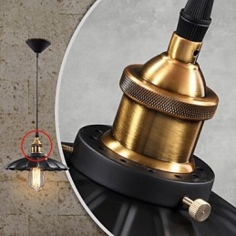 Retro klassisk europæisk stil pendel metal kunst droplight
