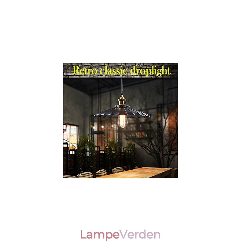 Retro klassisk europæisk stil pendel metal kunst droplight