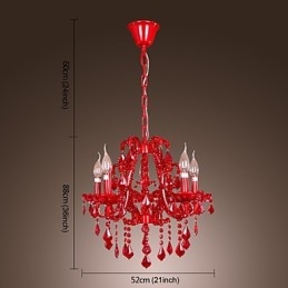 Moderne moderne krystal krom metal lysekrone