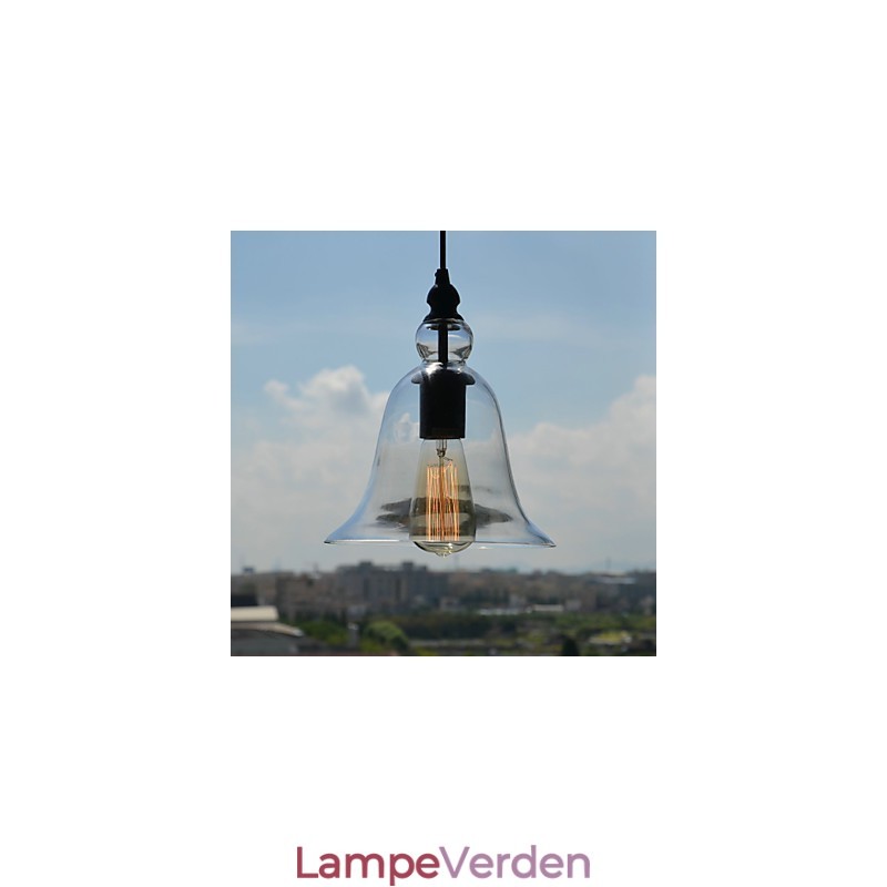 Traditionel klassisk vintage skål pendel i ministil