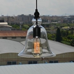 Traditionel klassisk vintage skål pendel i ministil