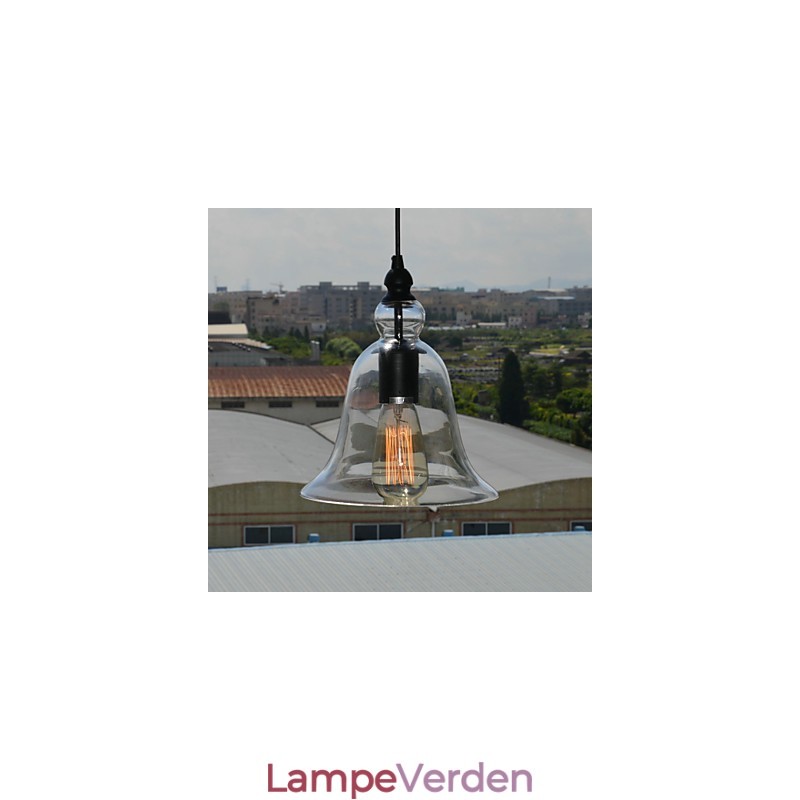 Traditionel klassisk vintage skål pendel i ministil