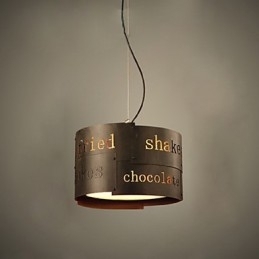LOFT Moderne Mode Nordisk Kunst Kreativ Stof Pendel Lampe Cafe Lampe Pendel Dia 35cm