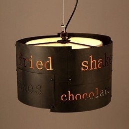LOFT Moderne Mode Nordisk Kunst Kreativ Stof Pendel Lampe Cafe Lampe Pendel Dia 35cm