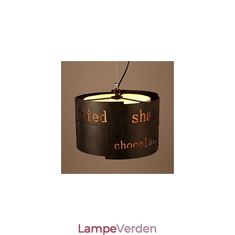 LOFT Moderne Mode Nordisk Kunst Kreativ Stof Pendel Lampe Cafe Lampe Pendel Dia 35cm