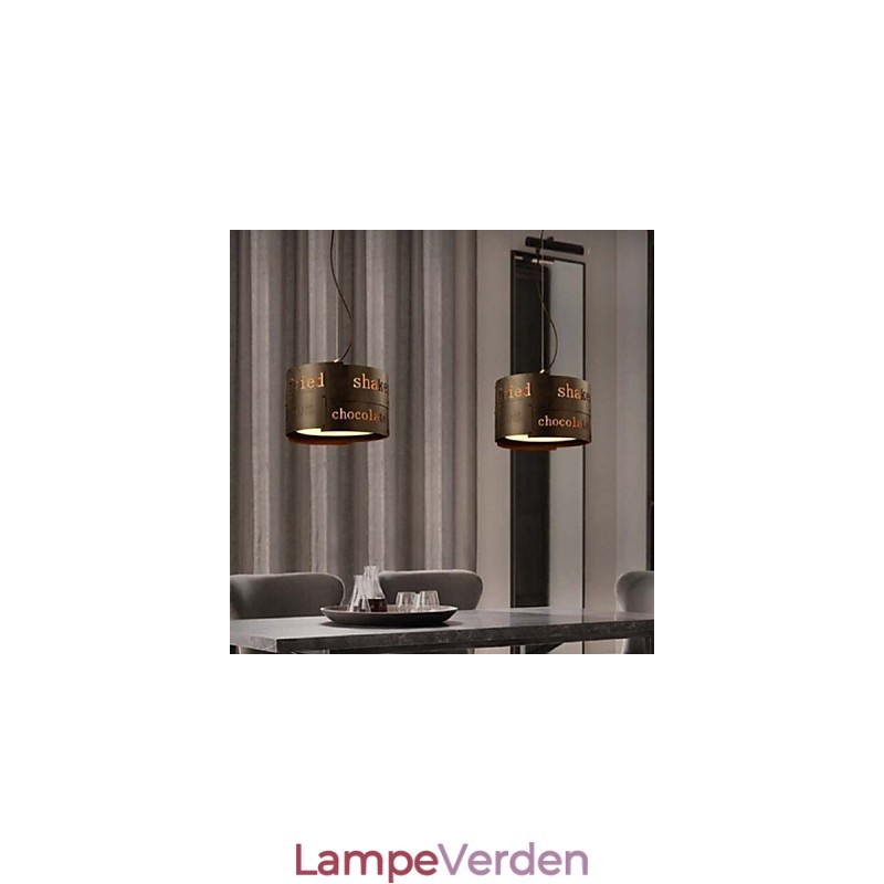 LOFT Moderne Mode Nordisk Kunst Kreativ Stof Pendel Lampe Cafe Lampe Pendel Dia 35cm