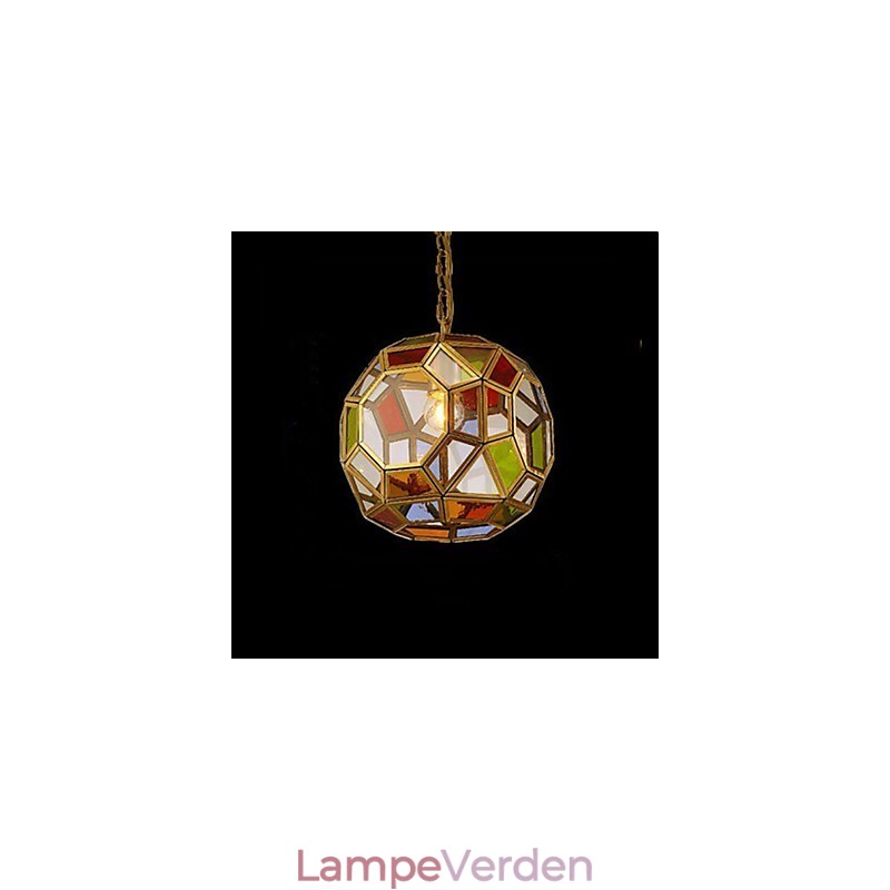 Verandalampe Lys Balkonlampe Eksotisk lille kobber lysekrone
