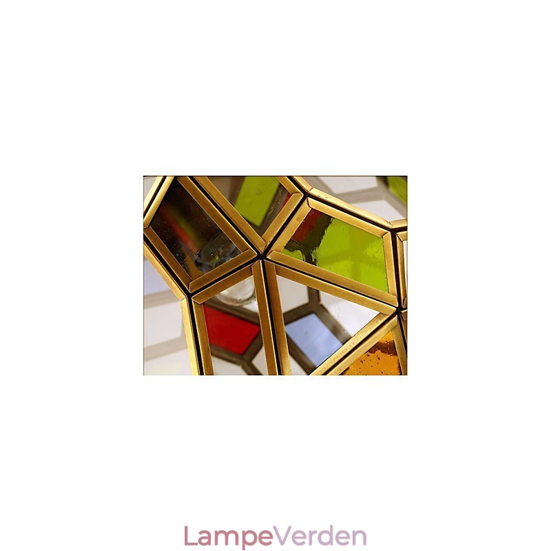 Verandalampe Lys Balkonlampe Eksotisk lille kobber lysekrone
