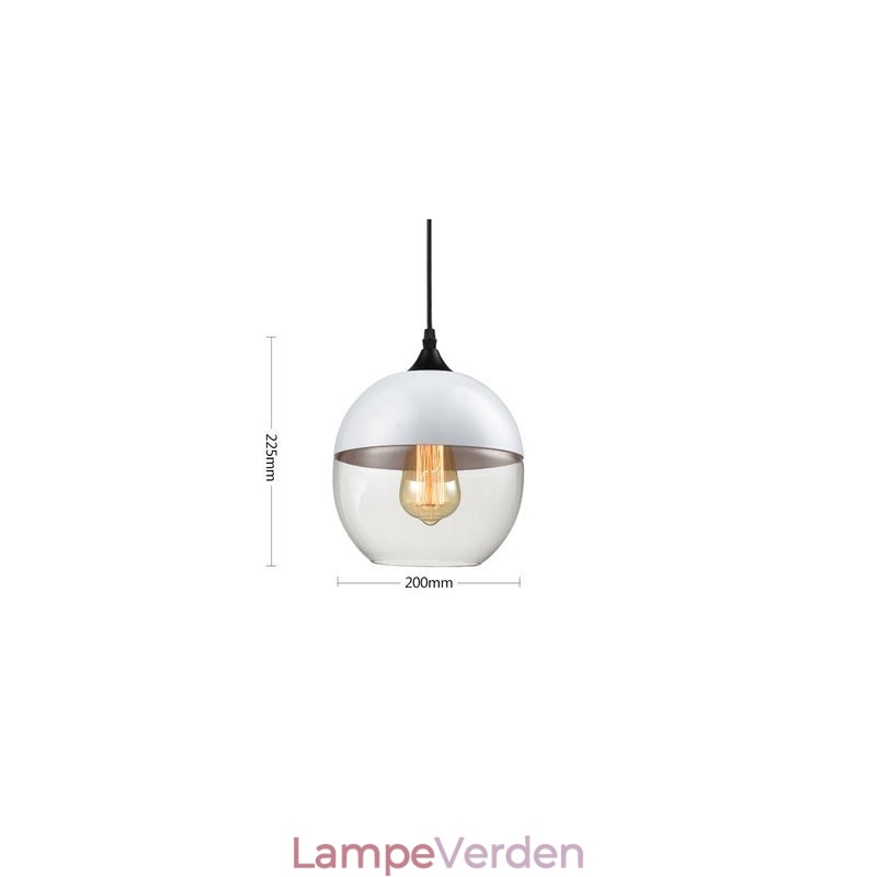 Nordic Creative Stair Shop's Art Smedejernsglas lysekronelampe