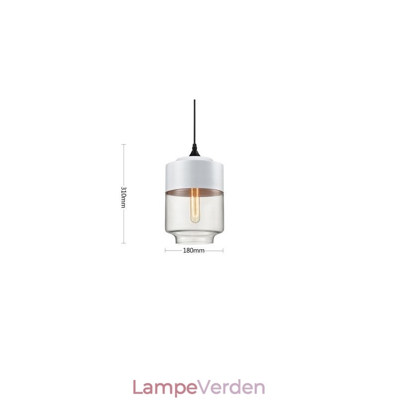 Nordic Creative Stair Shop's Art Smedejernsglas lysekronelampe