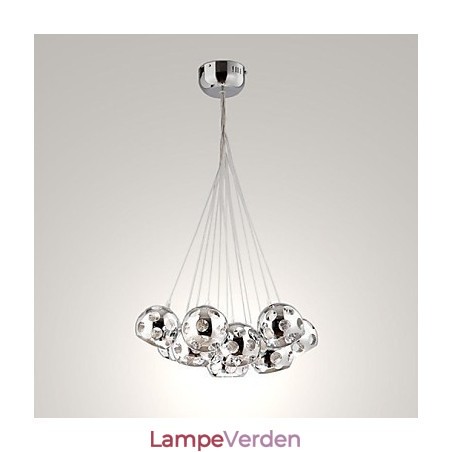 Moderne moderne Globe-pendel i krommetal Moderne moderne Globe-pendel i krommetal