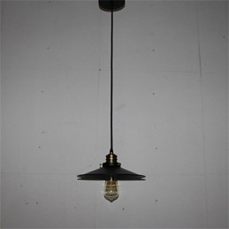 American Country Retro Single Head Iron lysekrone