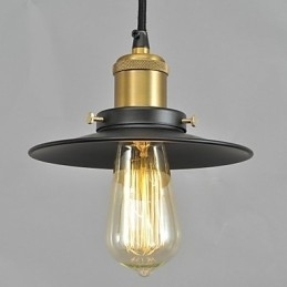 Country Mini Style Painting Metal Pendel Light