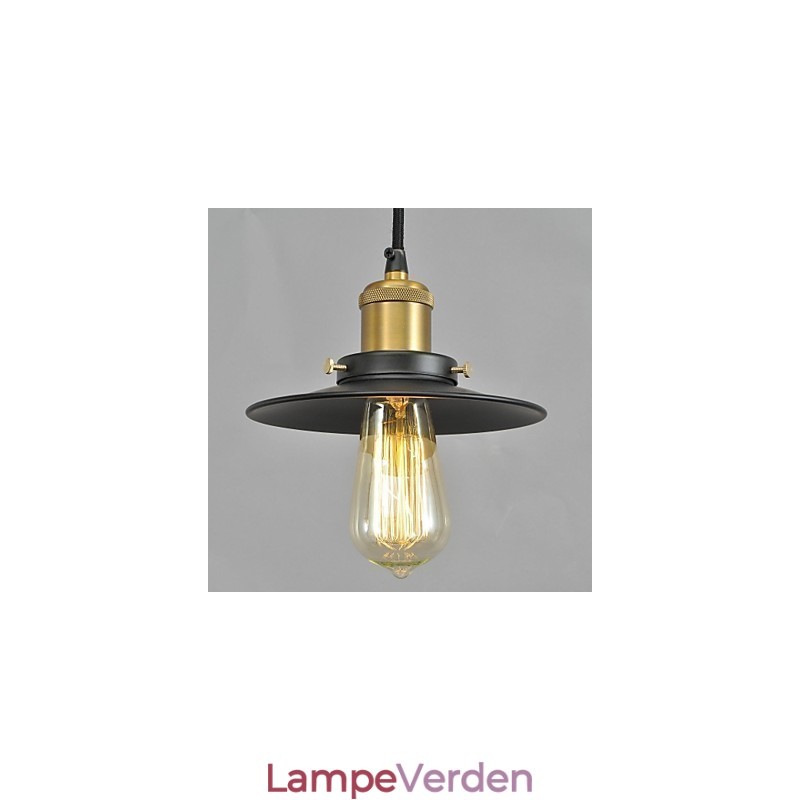Country Mini Style Painting Metal Pendel Light