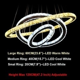 Crystal Ceiling Lights Pendant lysekrone belysningsarmaturer
