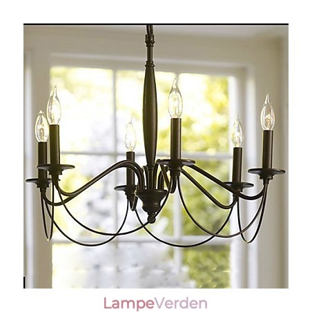Traditionel klassisk galvaniseret lysekrone Traditionel klassisk galvaniseret lysekrone