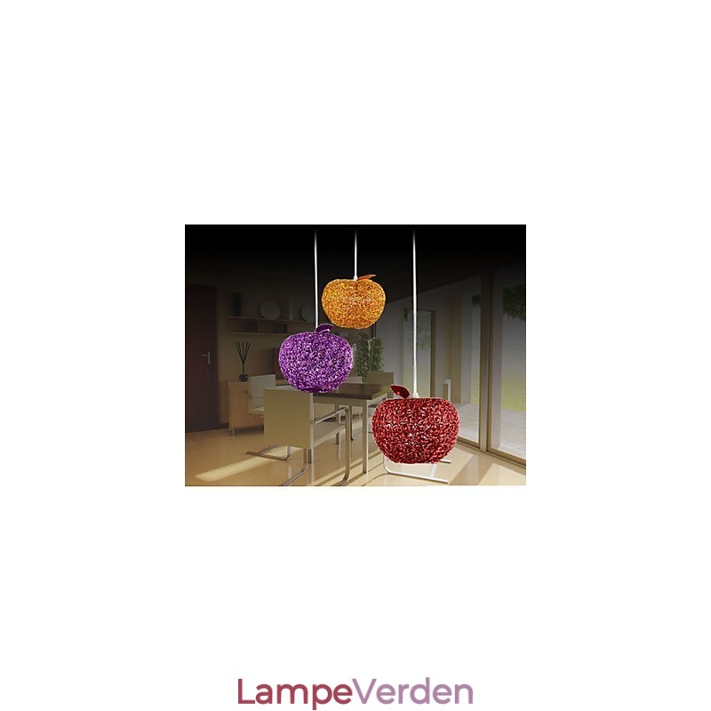 Vævet aluminiumslysekrone med tre hovedlampe Apple A