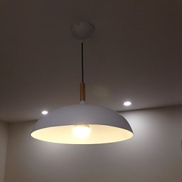 Retro Pendel Maling Træ+Metal Cafe pendellamper