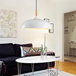 Retro Pendel Maling Træ+Metal Cafe pendellamper