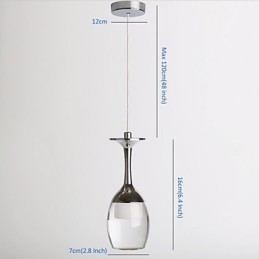 Pendellamper 1 lys Mini stil moderne moderne metal